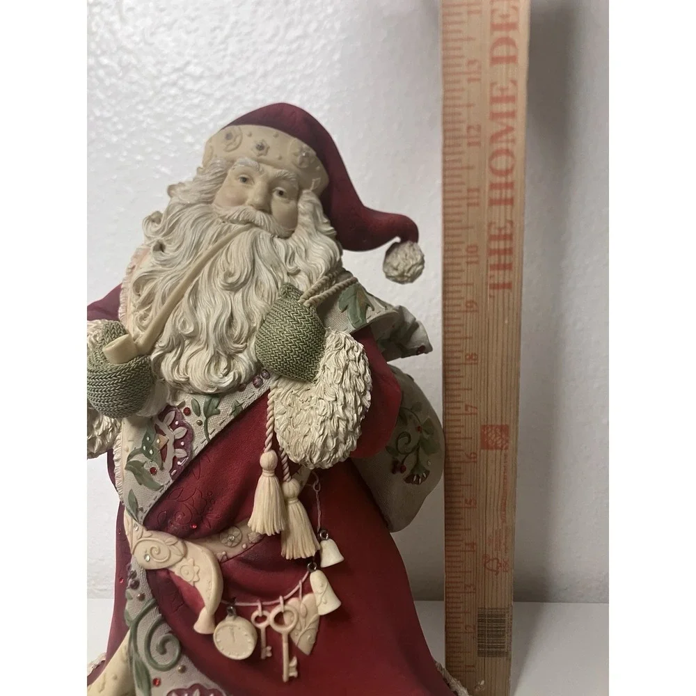 Retired Enesco The Heart Of Christmas Santa‎ Claus Figurine Marked 4027168